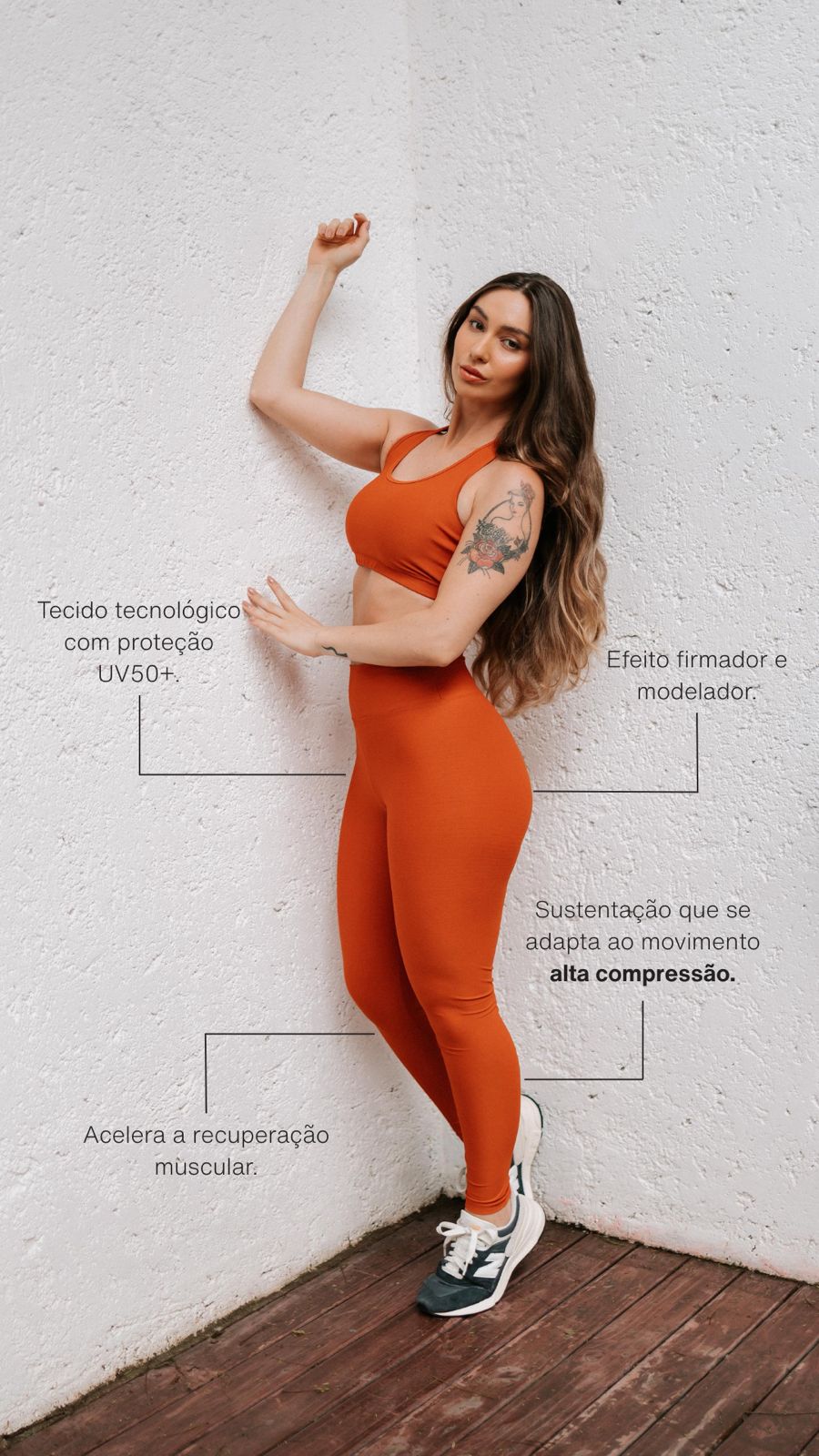 Legging Básica Terracota